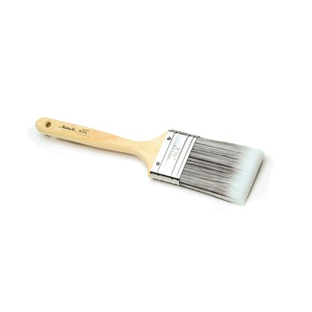 Gordon Brush 3" Chisel Edge Polyester Bristle, Paint Brush, Wood Handle, 12 PK R11057